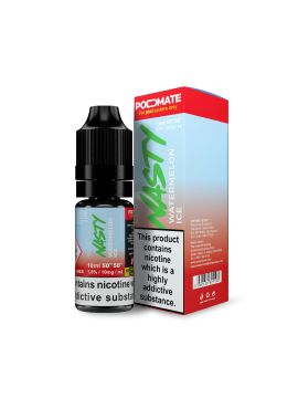 Nasty PodMate Watermelon Ice Nic Salt 20mg 10ml e-liquid