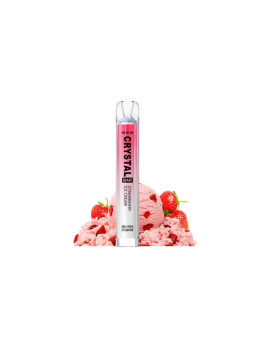 Crystal Bar Strawberry ice Cream Disposable Vape Mesh 20mg 600puffs