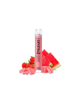 Crystal Bar Watermelon Strawberry Bubblegum Disposable Vape Mesh 20mg 600puffs