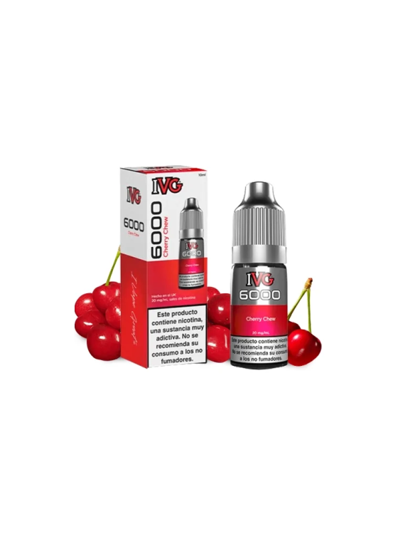 IVG 6000 Cherry Chew 10ml 20mg Salt E-liquid