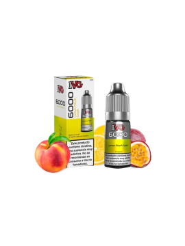 IVG 6000 Lemon Peach Crush 10ml 20mg Salt E-liquid