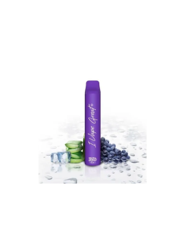 IVG Bar + Aloe Grape Ice 600puff 20mg Disposable Vape