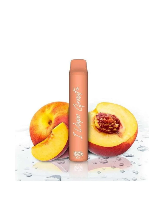 IVG Bar Plus + Peach Rings 20mg 600 puffs Disposable Vape