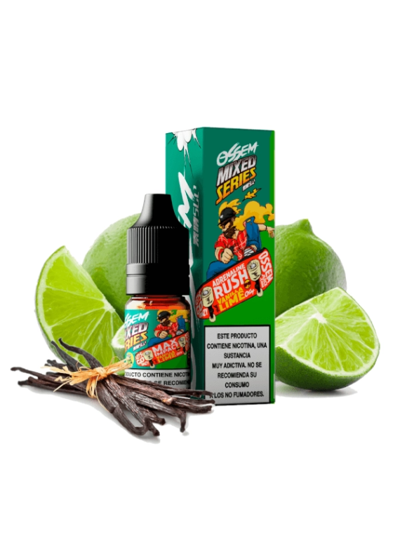 Ossem Salt Max Impact Vanilla Lime 10ml 20 mg e-liquid